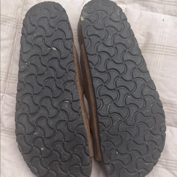 Birkenstock Tan Double Strap Sandals - Picture 2 of 2